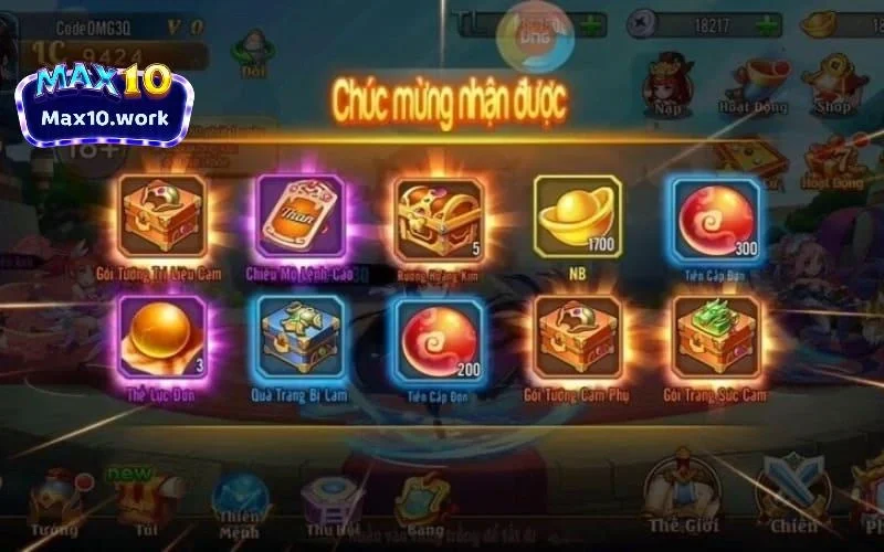 Hướng dẫn nhận 50 gift code MAX10 miễn phí đơn giản 